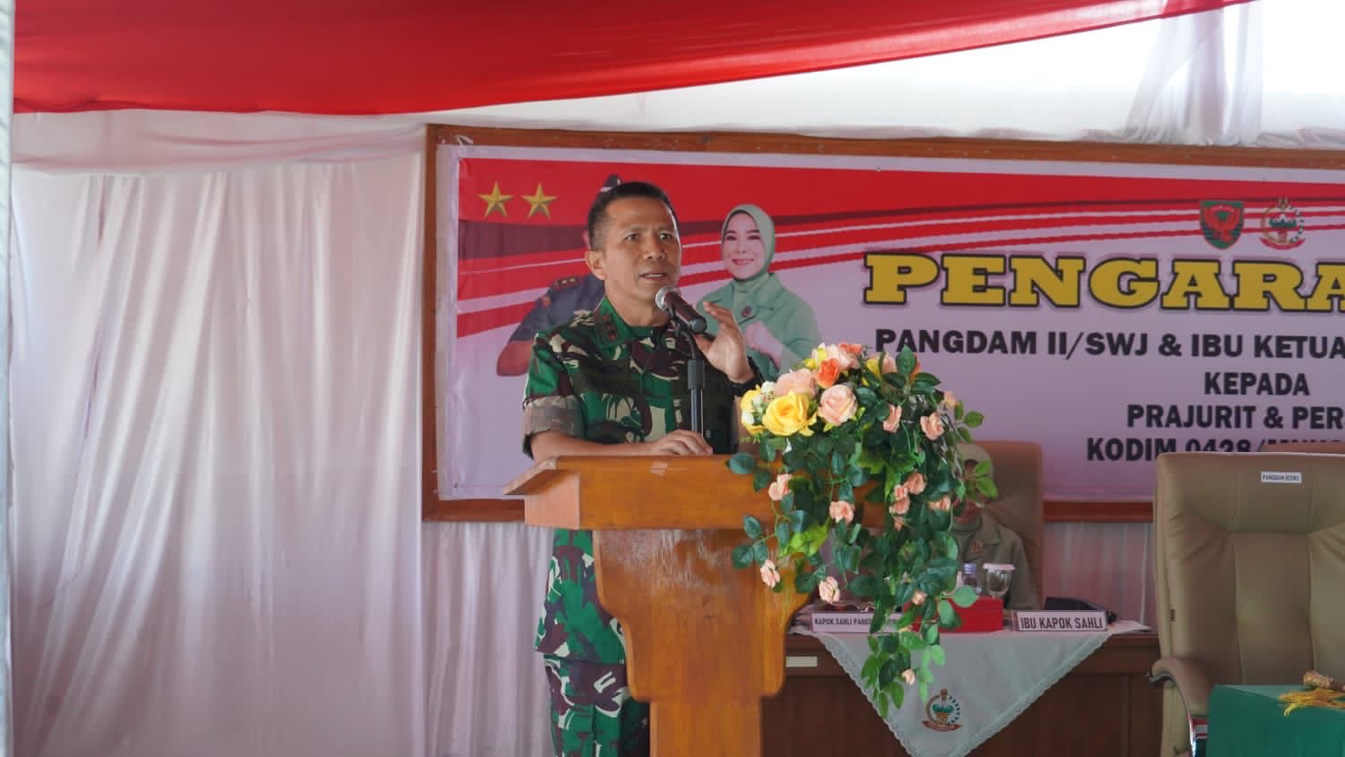 Pangdam II/Swj : TNI itu Kehormatan