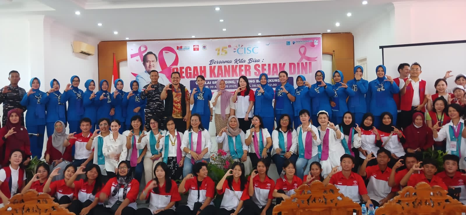 15 Tahun CISC Rayakan Ulang tahun di Kundur dan Pengobatan Gratis serta Soilisasi Cegah Kangker Sejak Dini