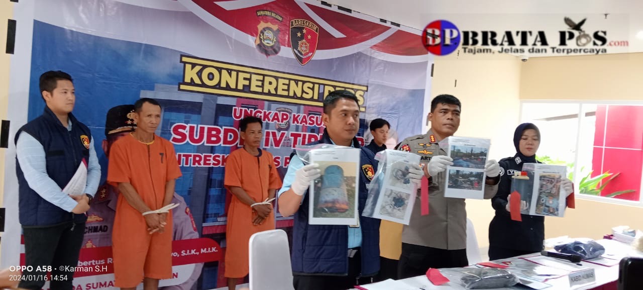 Ditreskrimsus Polda Sumsel Amankan Sopir Pengangkut Batubara Dari Muara Enim