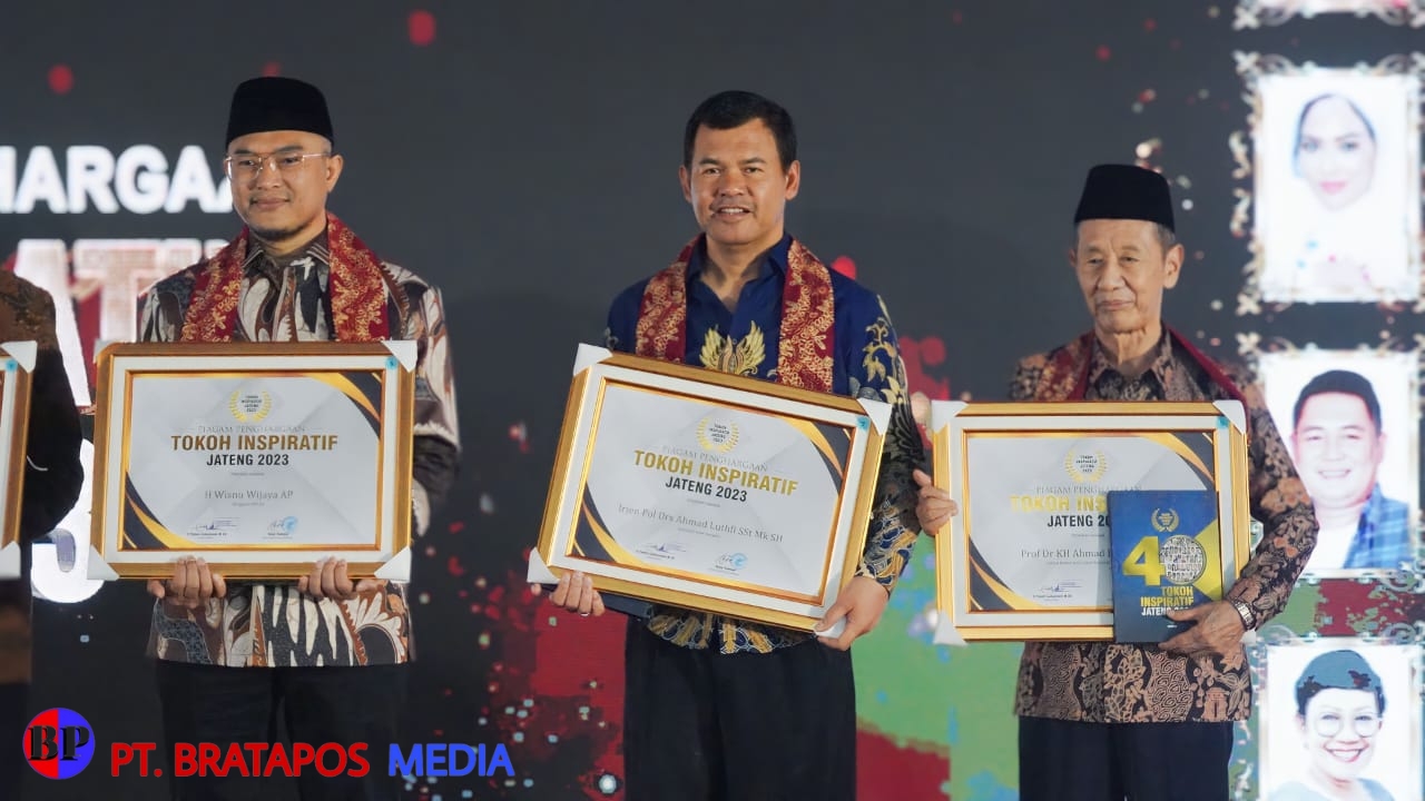 Kapolda Jateng Irjen Ahmad Luthfi dan Pakar Forensik Kombes Dr. Summy Hastry Dinobatkan Menjadi Tokoh Inspiratif Jateng 2023