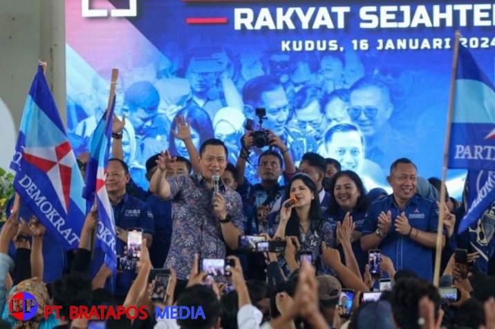 Orasi Politik AHY Saat Kampanye Tertutup Partai Demokrat Kudus