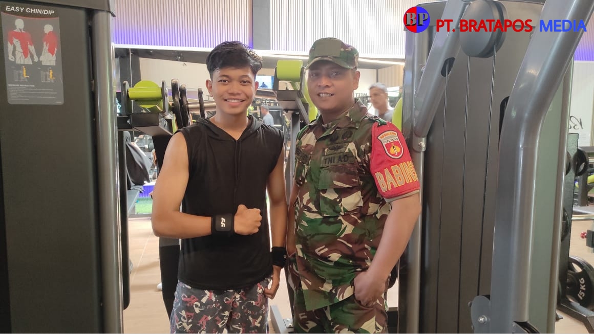 Babinsa Kratonan Kunjungi Rumah Kebugaran sebagai Sarana Komsos