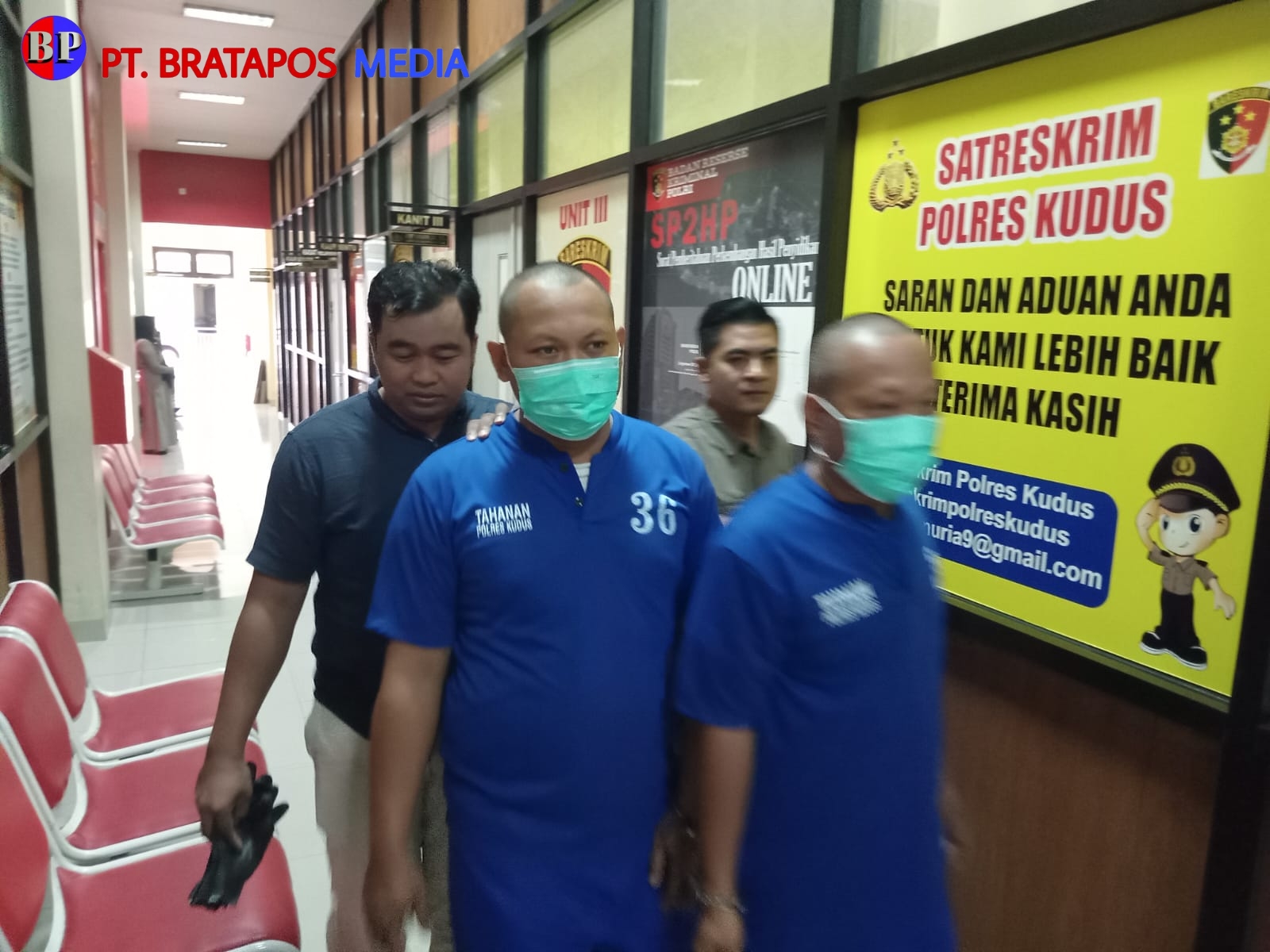 Dua Pelaku Pencurian Kabel Telkom Diringkus Sat Reskrim Polres Kudus