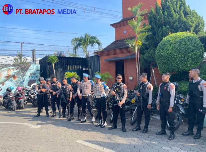 Ratusan Personel Gabungan Amankan Pleno Rekapitulasi Penghitungan Suara Pemilu 2024