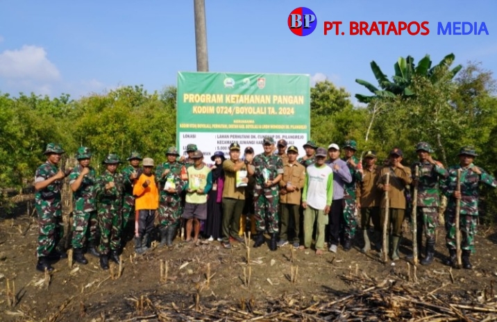 Kodim Boyolali Gandeng Berbagai Pihak untuk Wujudkan Hanpangan di Boyolali