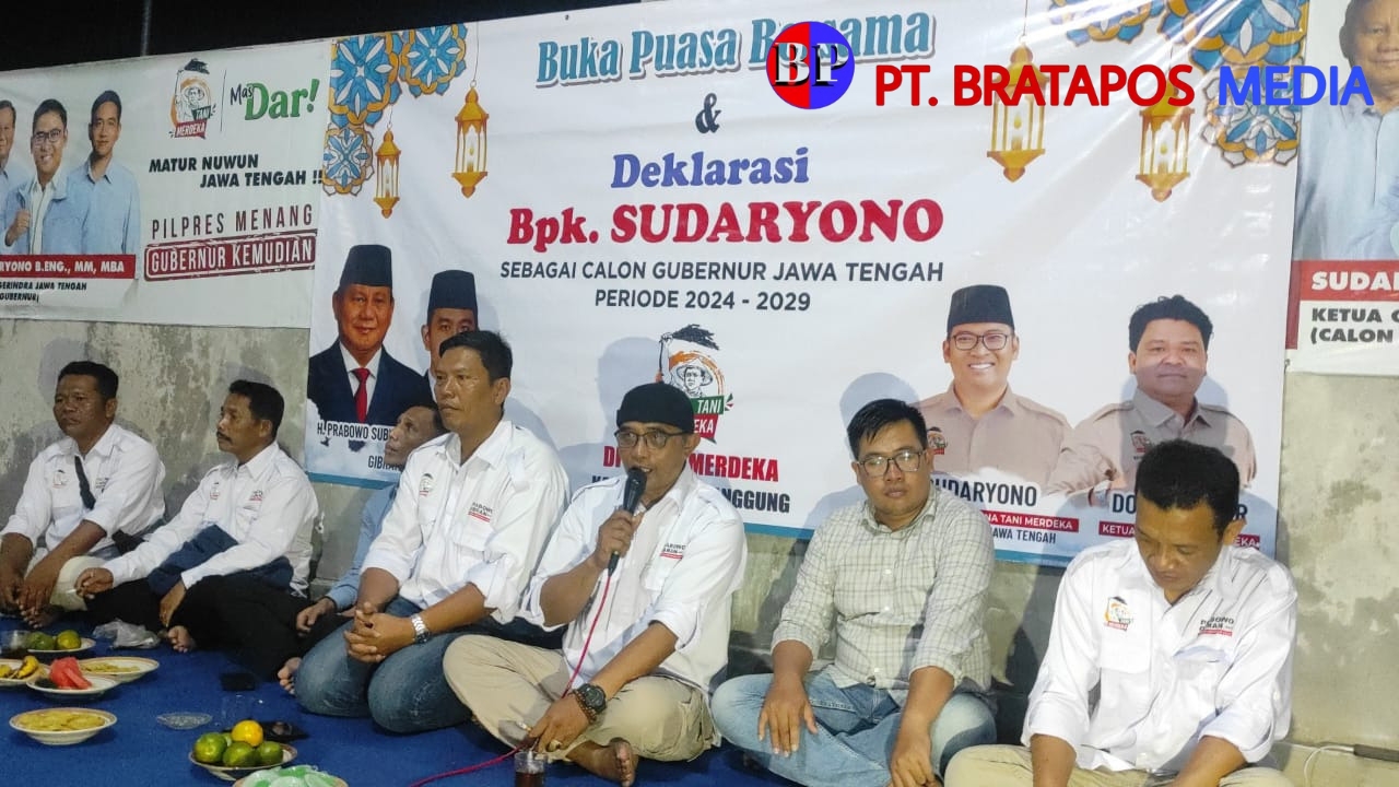 Sudaryono Jateng 1 Maju Mapan : Ini Deklarasi DPC Tani Merdeka Temanggung