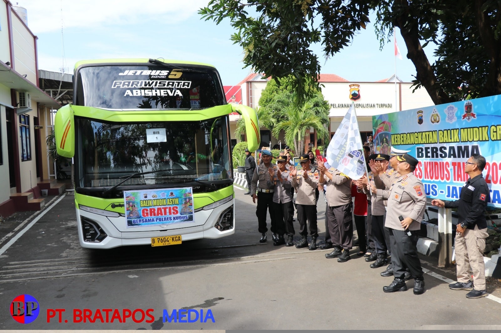 Polres Kudus Berikan Layanan Balik Mudik Gratis Pasca Libur Lebaran