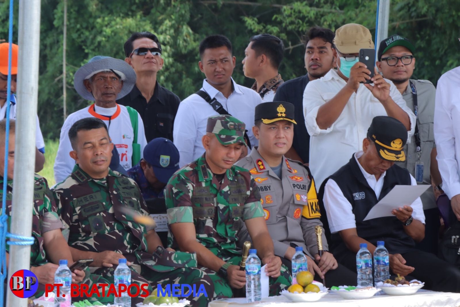 Kapolres Lamongan Hadiri Undangan Kunker Mentan RI di Kecamatan Babat dan Kedungpring