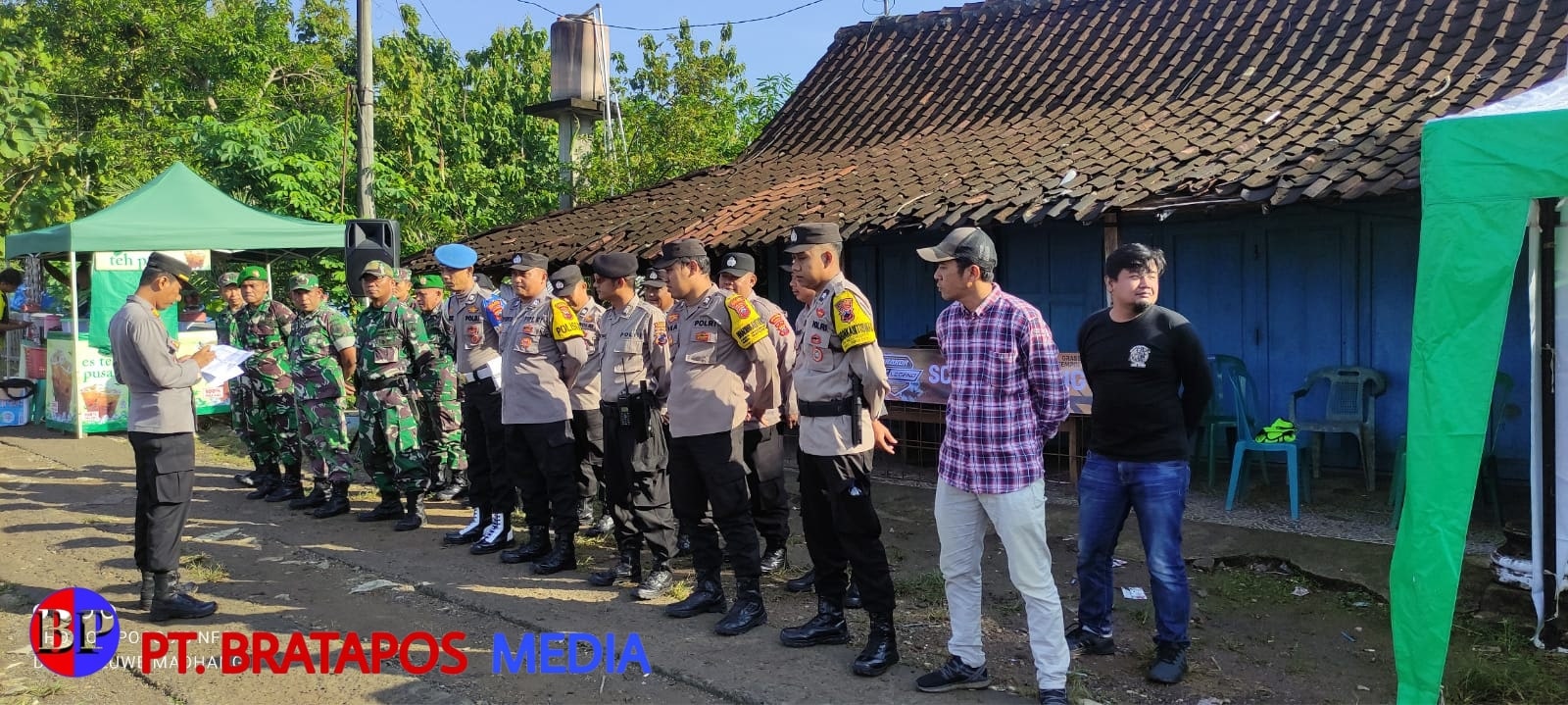 Pastikan Berjalan Lancar, Polres Wonogiri Terjunkan Personel Pengamanan Kegiatan Grasstrack