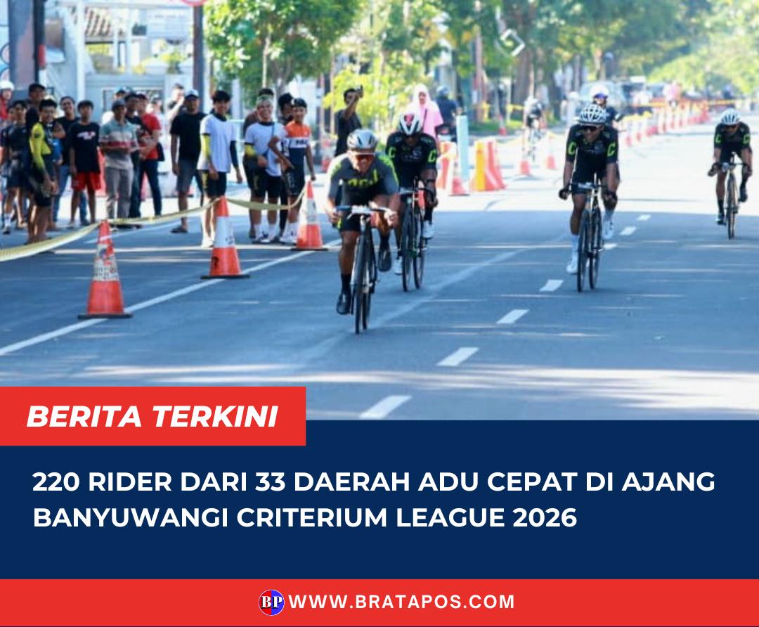 220 Rider dari 33 Daerah Adu Cepat di Ajang Banyuwangi Criterium League 2026
