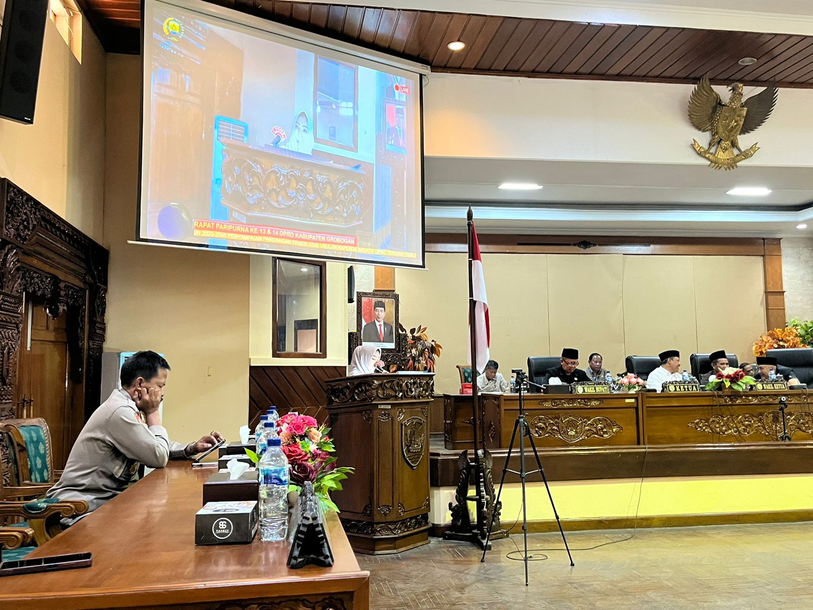 Rapat Paripurna Ke-14 DPRD Grobogan; 7 Fraksi Setujui Raperda Inisiatif Pencegahan dan Pemberantasan Narkotika
