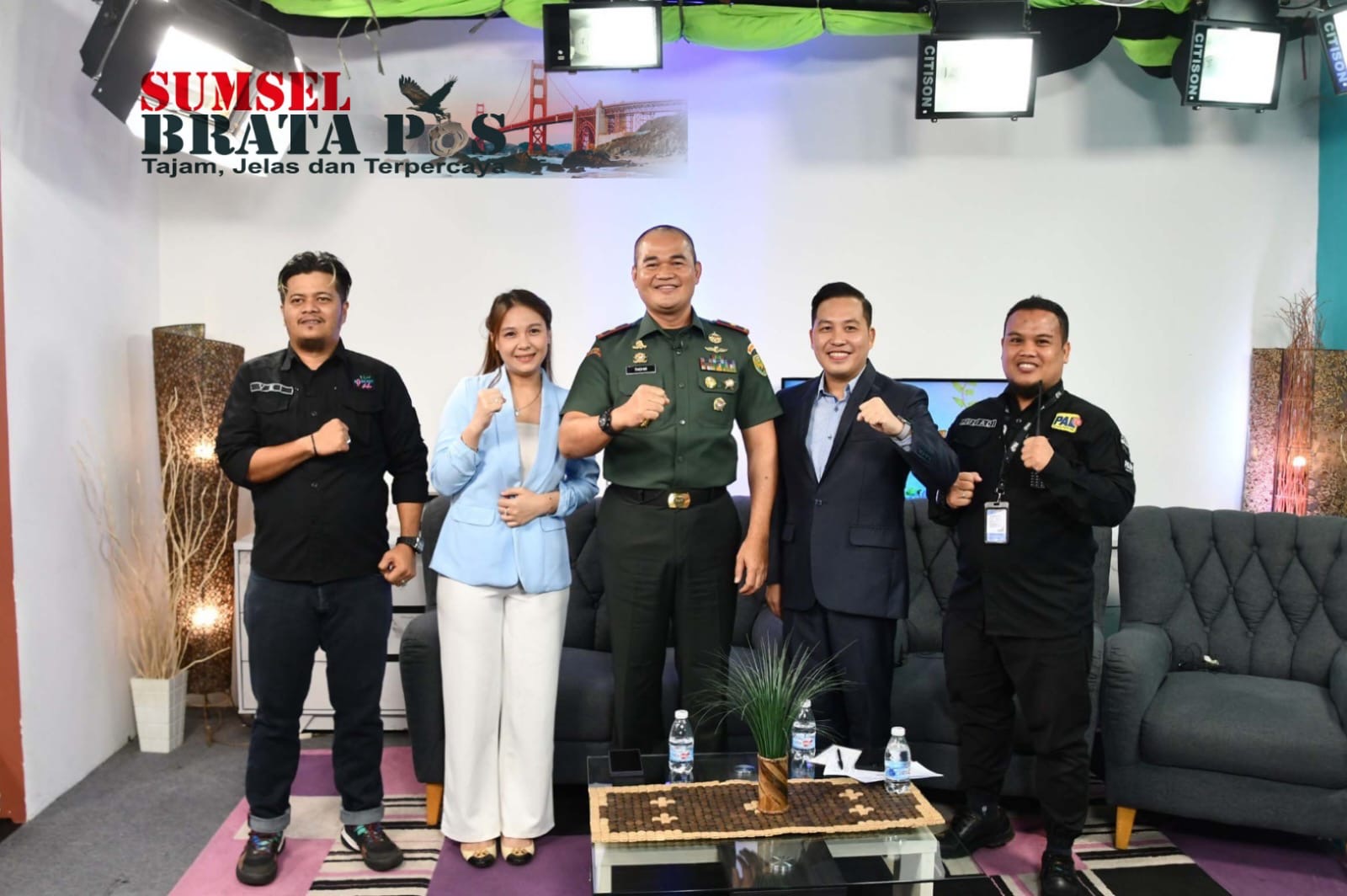 Jadi Narasumber Talkshow Hallo Palembang, Pesan Danrem : Pertahankan dan Tingkatkan Kodusifitas di Wilayah Sumatera Selatan