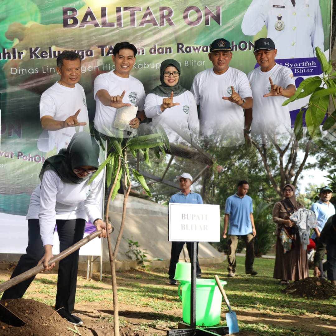Peringati Hari Lingkungan Hidup Sedunia Tahun 2024, Bupati Blitar Launching Inovasi BLITAR ON