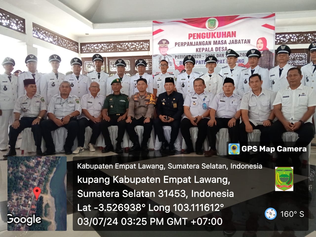 Pj Bupati Lakukan Pengukuhan Perpanjangan Masa Jabatan Kepala Desa Kabupaten Empat Lawang