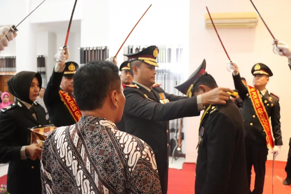 Polres Grobogan Gelar Wisuda Purna Bhakti