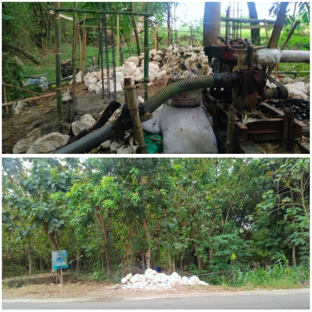 Pembangunan Tempat Pompanisasi di Desa Kumpulrejo Parengan,Terkesan Amburadul Serta Asal Jadi