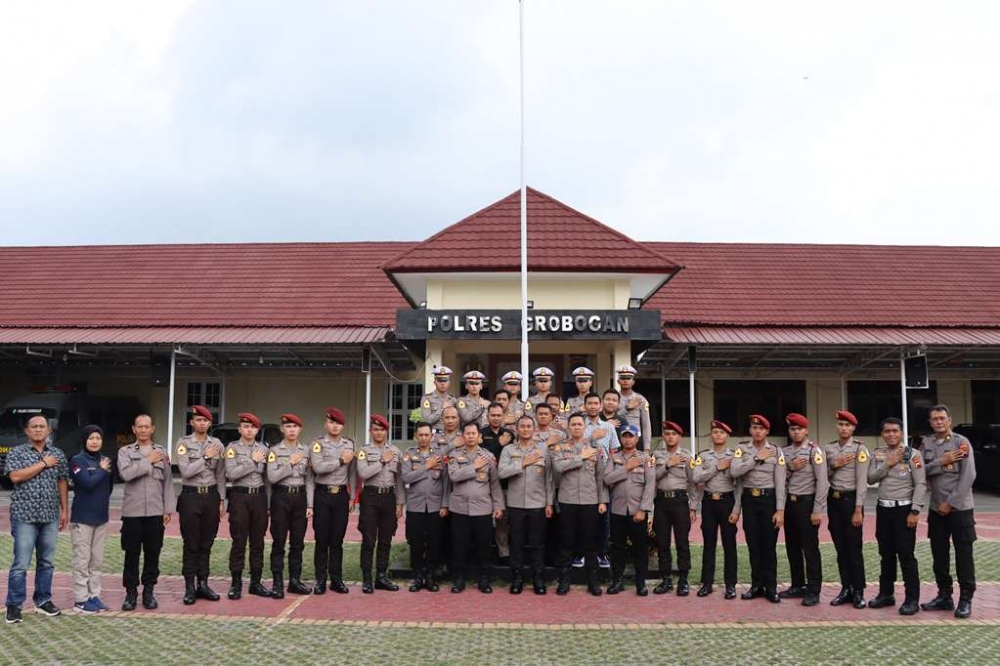 17 Taruna Akpol Latihan Kerja di Polres Grobogan