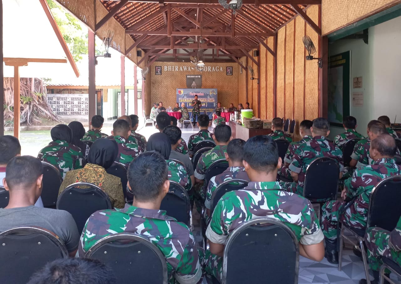 Peringati 1 Muharram 1446 Hijriah, Kodim 0825/Banyuwangi Gelar Tasyakuran & Do'a Bersama