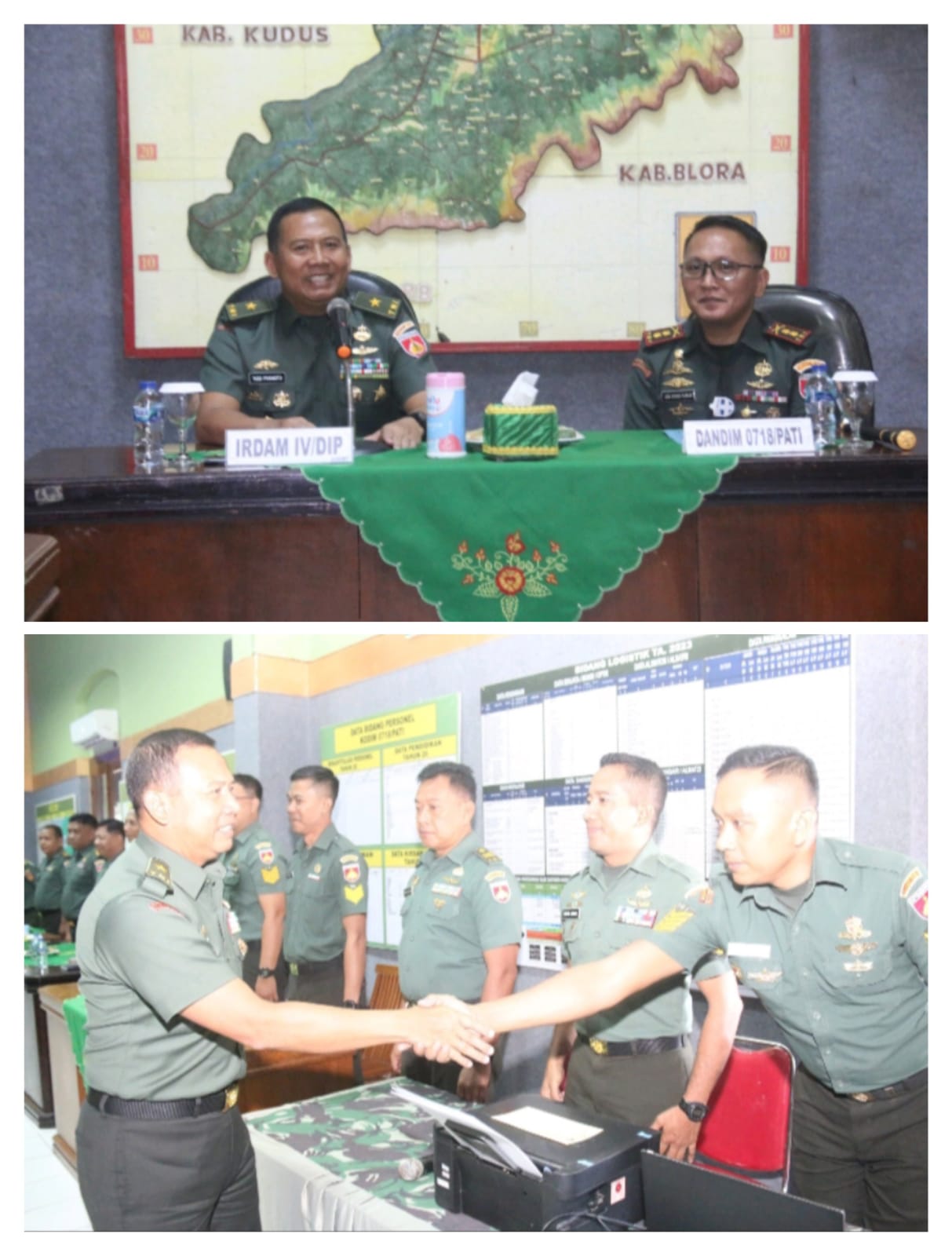 Irdam IV/Diponegoro Bersama Tim Melaksanakan Pengawasan Audit Kinerja Triwulan III Ta. 2024 Di Kodim 0718/Pati
