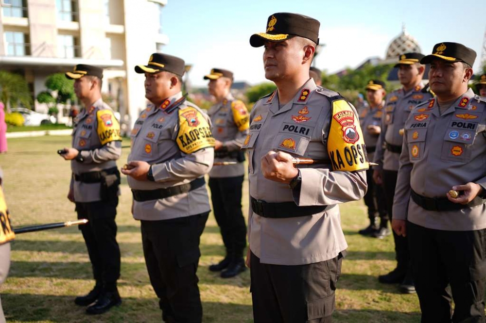 Kapolres Grobogan Hadiri Sertijab 4 Pejabat Utama Polda Jateng dan 15 Kapolres