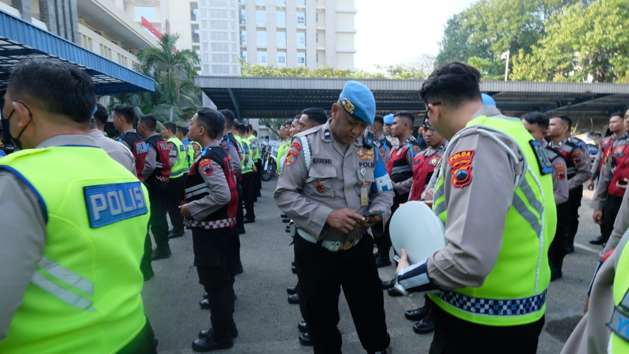 Polda Jateng  Tekankan Kegiatan Ops Patuh Candi 2024 Secara Persuasif Humanis.