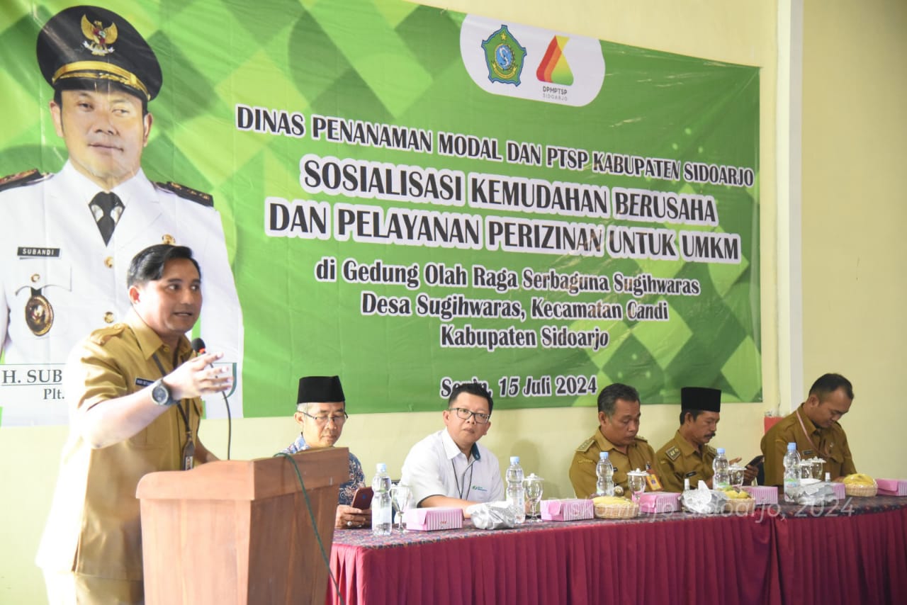 Pemkab Sidoarjo Permudah Mendapatkan NIB, SPP-IRT dan Sertifikasi Halal