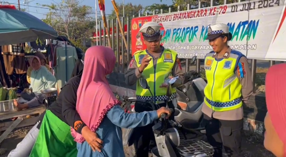 Sat Lantas Polres Grobogan Sosialisasikan Aturan Sepeda Listrik, Rangka Pelaksanaan Operasi Patuh Candi 2024,