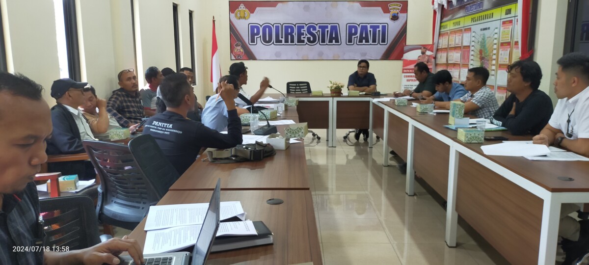 Polresta Pati; Janji Akan Menyampaikan Kepastian Hukum Terkait Laporan Palsu Warung Kerang