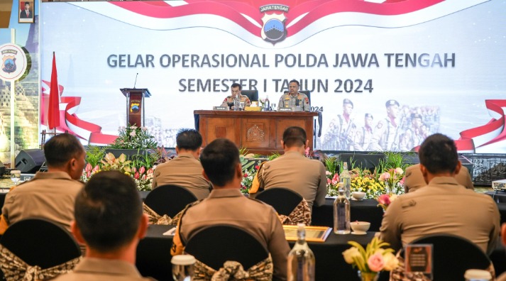 Dalam Gelar Opsnal Polda Jateng, Irjen Pol Ahmad Luthfi tekankan Netralitas Polri