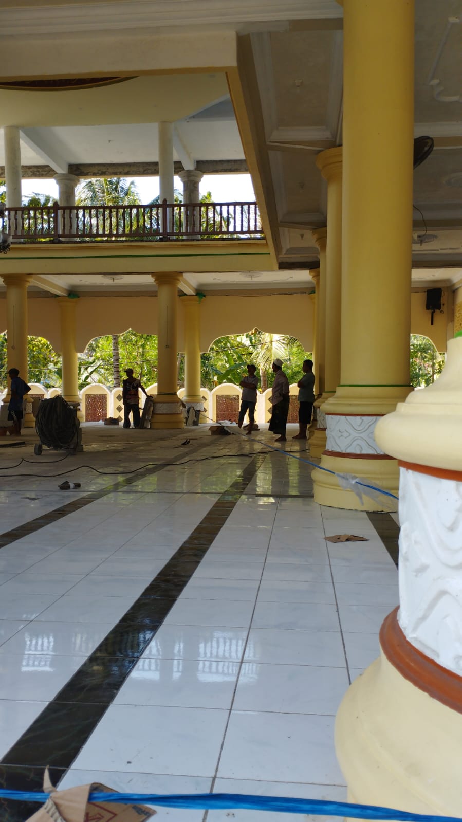 Butuh Bantuan Para Dermawan, Masjid Nurul Iman Dsn.Senggigi Melanjutkan Renovasi Pembangunan Pasca Gempa Bumi 2018