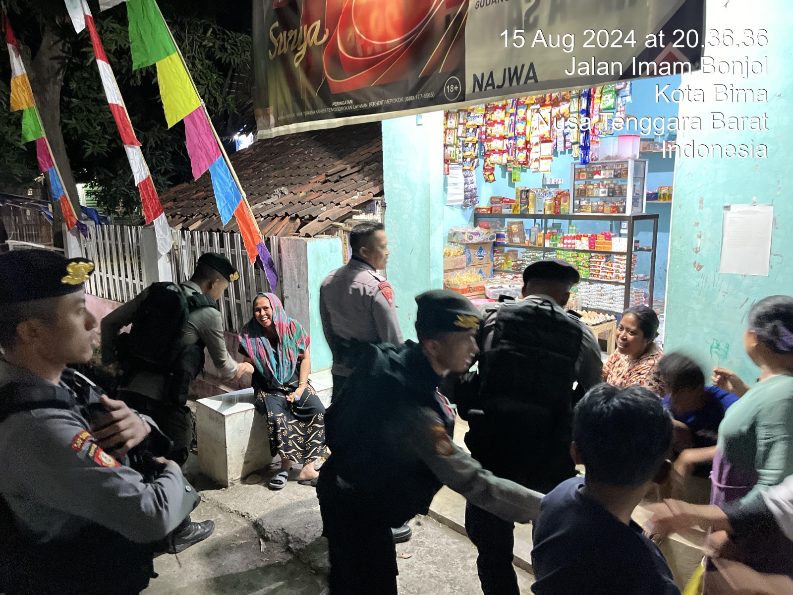 Personil Polres Bima Kota Intensif Laksanakan Patroli Cipta Kondisi Jelang Pilkada Serentak 2024