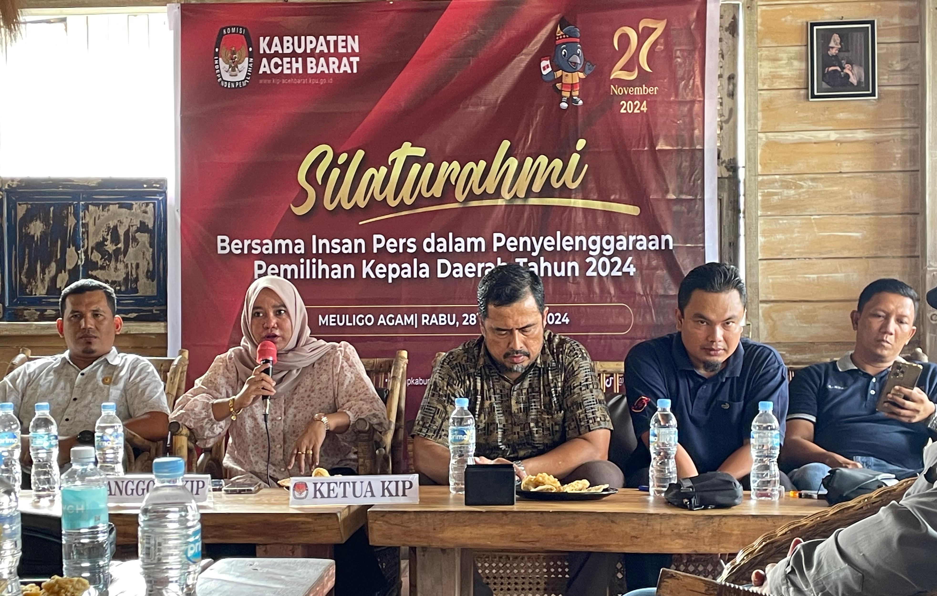 KIP Kabupaten Aceh Barat Gelar Silaturahmi Dengan Insan PERS