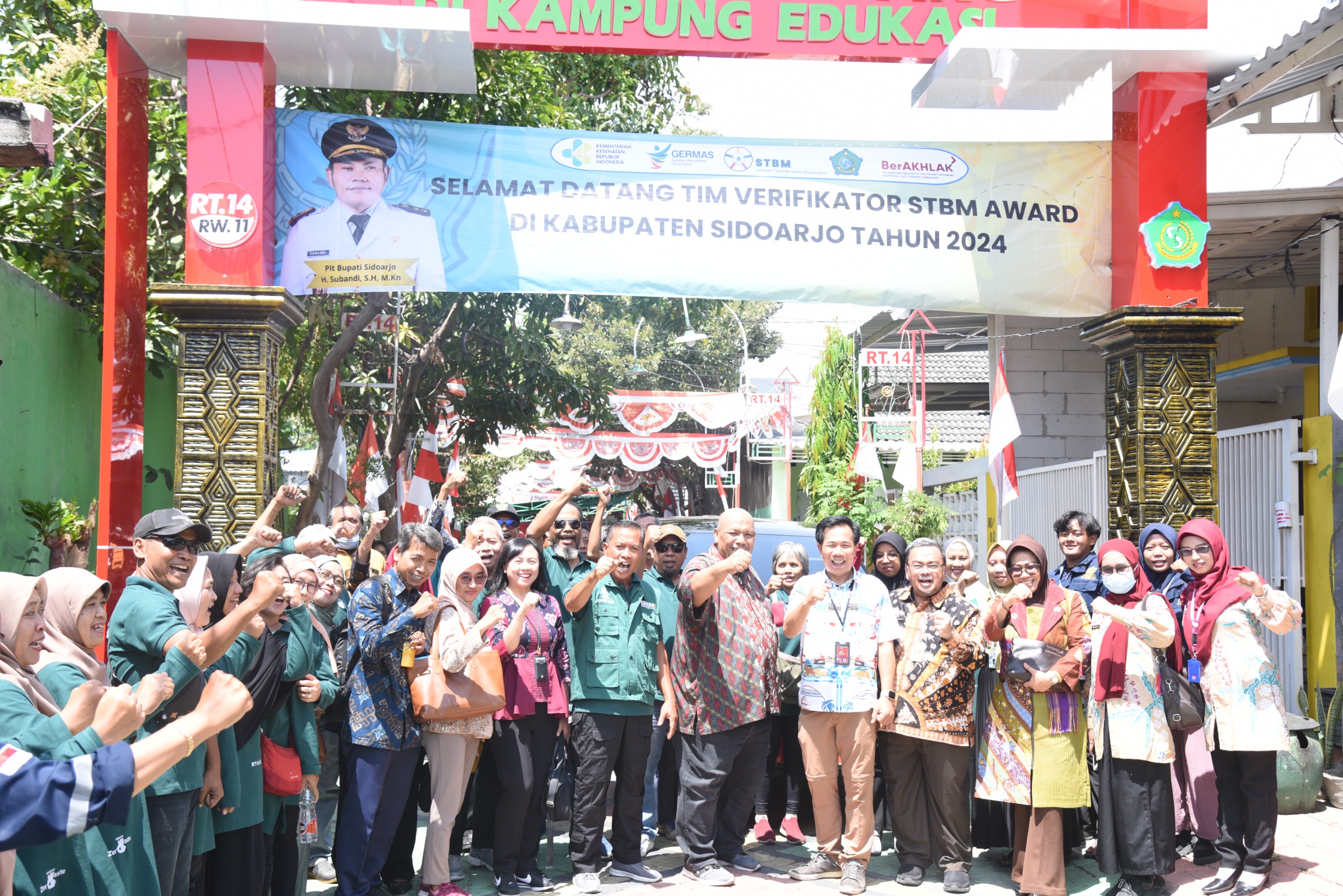 Pemkab Sidoarjo Terima Kunjungan Perdana Verifikasi Kementerian  STBM Award Tahun 2024