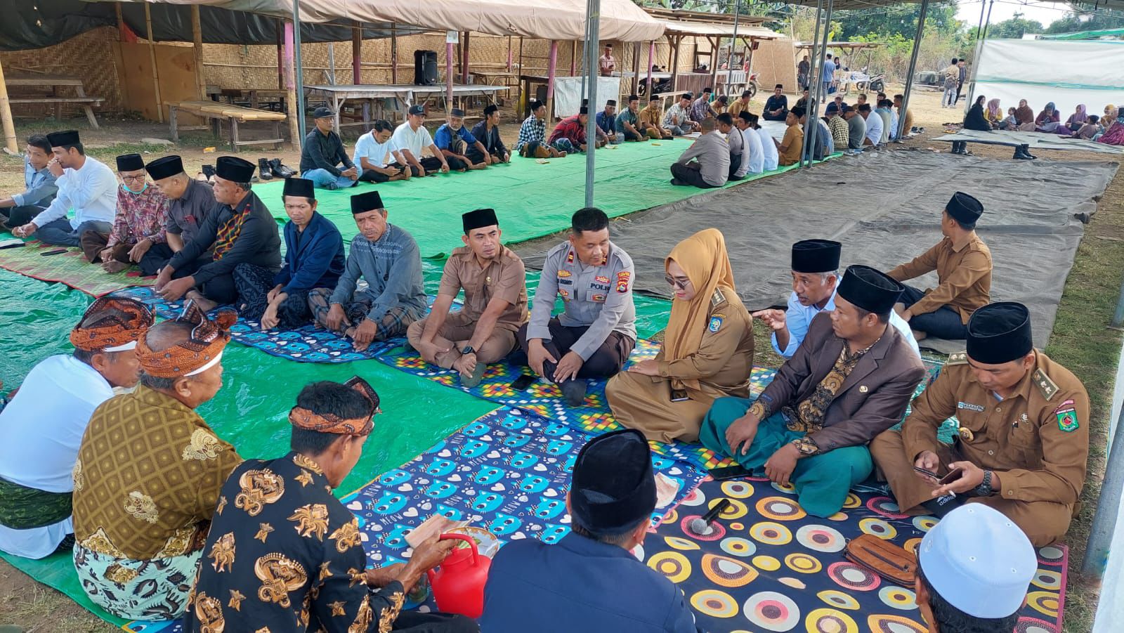 Kapolsek Kayangan Lakukan Cipta Kondisi Hadapi Pilkada Serentak