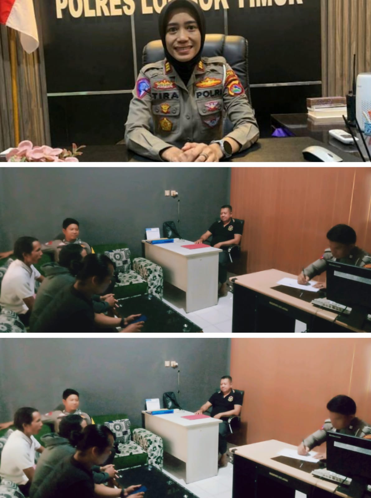 Satlantas Polres Lombok Timur, Berikan Pelayanan Terbaik Terhadap Kedua Belah Pihak Terkait Kasus Tabrakan