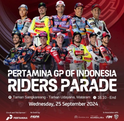 ™ Bawa Euforia Internasional ke  Lombok, Para Riders Akan adakan Parade MotoGP Dikota Mataram