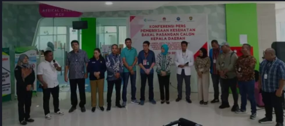 Bawaslu Kab. Buru Kawal Cek Kesehatan 4 Paslon Di RS. Leimena Ambon
