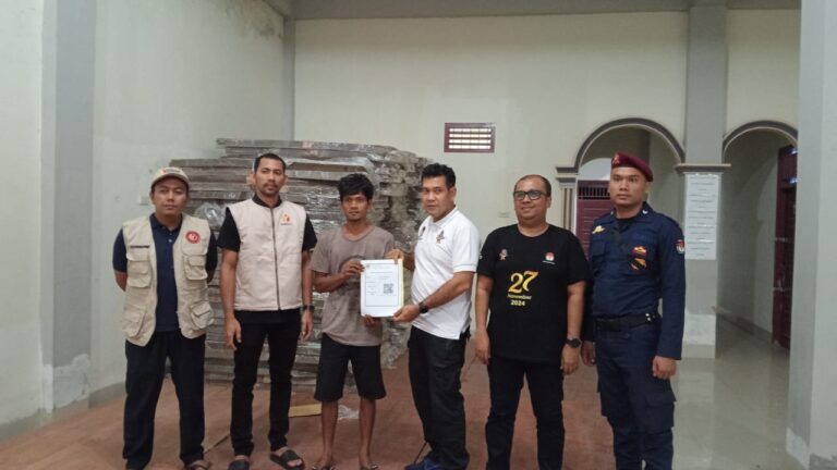 Kip Nagan Terima Logistik Pilkada, Diantaranya Bilik Suara