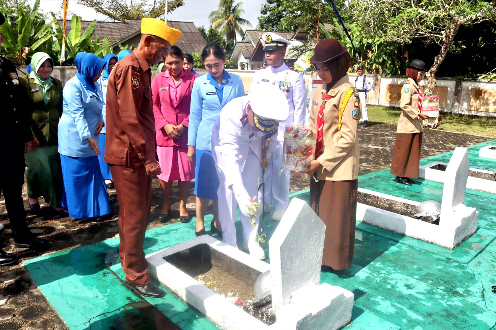 Upacara Ziarah  Nasional Memperingati HUT TNI Ke 79 TH 2024