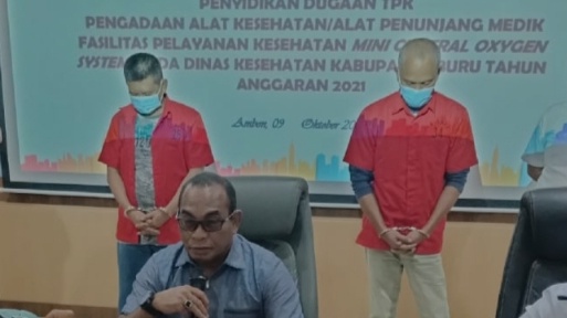 Dua Orang Dijadikan Tersangka Pengadaan Alat Kesehatan Dinkes Kabupaten Buru