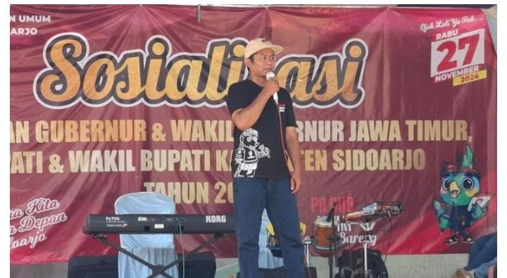 Kirap Sijalih - GUk Kasijo Disambut Hangat Masyarakat KPU Sidoarjo Gelar Sosialisasi Pilkada di Pasar Tulangan