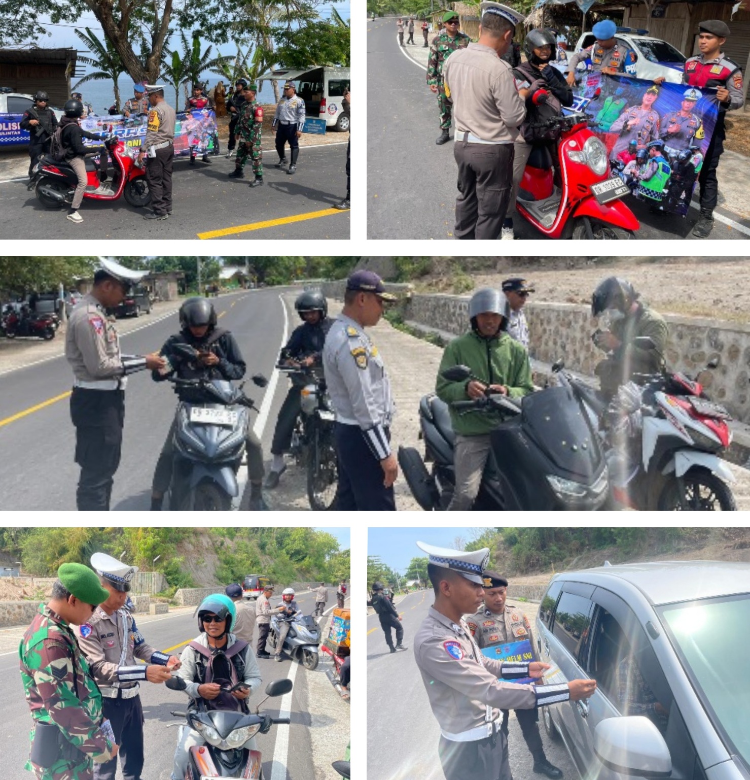 Ops Zebra Rinjani, Polres Lombok Utara Tindak Tegas Bagi Pengendara Langgar Lalu Lintas