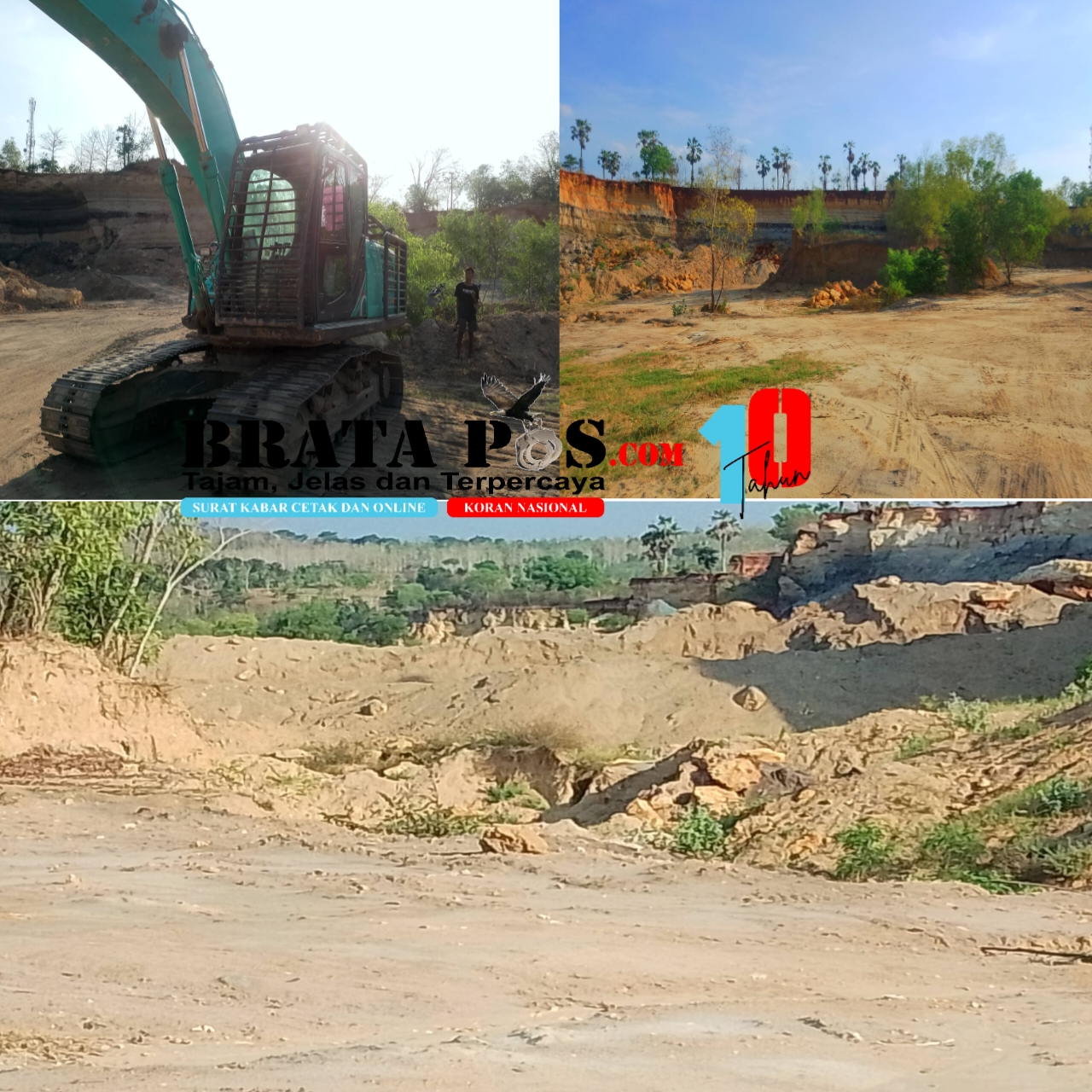 Di Duga Akibat Keruk Tanah Negara,Pengusaha Tambang Silica Di Panggil Kejari Tuban.