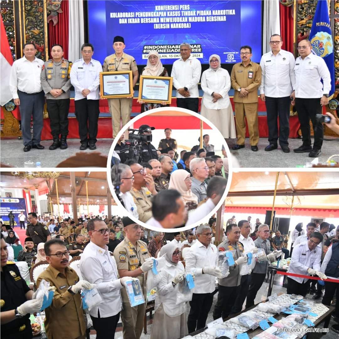 Pemkab Sumenep Berhasil Memerangi Peredaran Narkotika, BNN RI Berikan Penghargaan