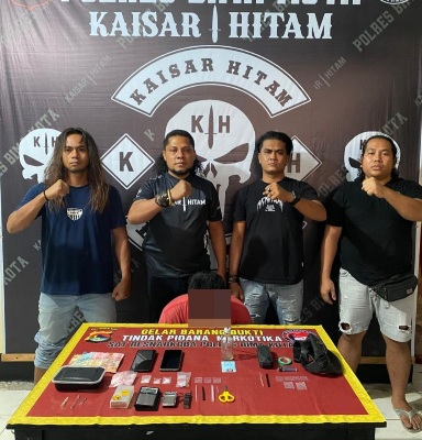 Edarkan Sabu-Sabu, Seorang Honorer di Kota Bima Dibekuk Tim Kaisar Hitam Polres Bima Kota