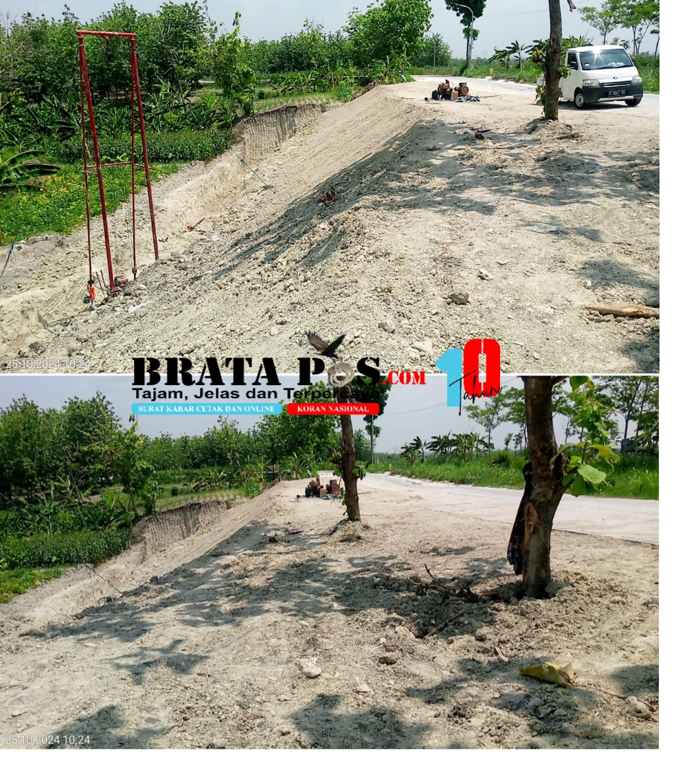 Pengerjaan Proyek Bronjong Di Desa Turi, Terkesan Asal Jadi DanTak Di Lengkapi Papan Informasi Di Duga Sarat Dengan Korupsi.