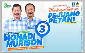 Monadi-Murison Resmi Menang Pilkada Kerinci 2024 dengan 47,07% Suara Kerinci