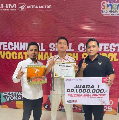 SMKN 3 Mataram Raih Juara 1 Dalam Ajang Satuan Pendidikan Dedikatif NTB