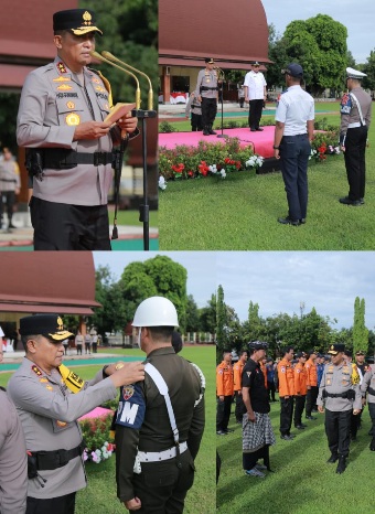 Siap Amankan Nataru, Polda NTB Apel Gelar Pasukan Operasi Lilin Rinjani 2024