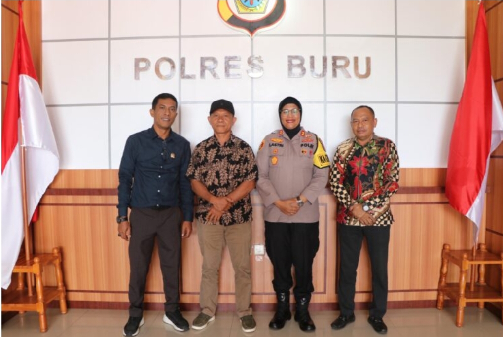 Pererat Sinergitas Pimpinan DPRD Silaturahmi Dengan Kapolres Pulau Buru